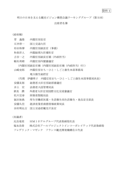 出席者名簿