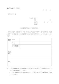 第8号様式（第10条関係） 年 月 日 高知県知事 様 申請者 住所 氏名