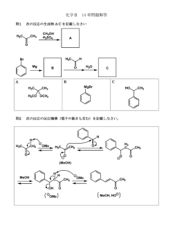 化学Ⅱ 14 章問題解答