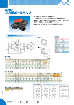 三方型ボールバルブ