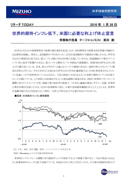 世界的期待インフレ低下、米国に必要な利上げ休止