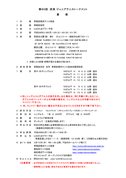募集要項