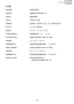 第17期有価証券報告書