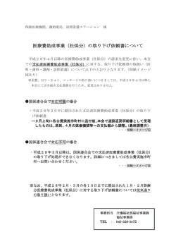 医療費助成事業（社保分）の取り下げ依頼書について（PDF 397KB）