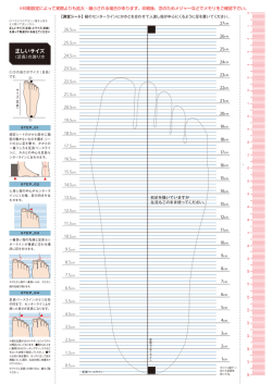 正しいサイズ