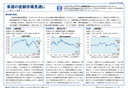 来週の金融市場見通し - しんきんアセットマネジメント投信