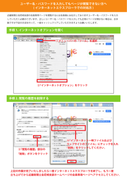 ユーザー名・パスワードを入力してもページが閲覧できない方へ