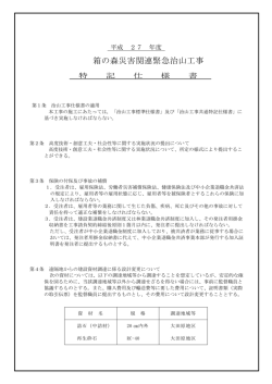 特記仕様書（PDF：113KB）