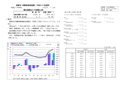 長崎市 消費者物価指数（平成17年基準）