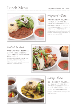 Lunch Menu - ain soph