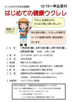案内 - ソレイユさがみ