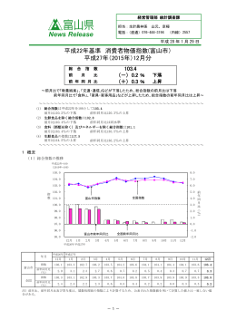 平成22年基準 消費者物価指数