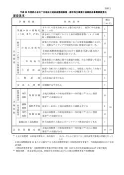 別紙2 審査基準（PDF：145KB）
