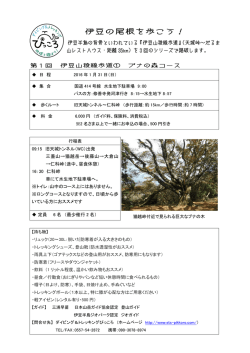 ブナの森から駿河湾･富士山を望む『伊豆山稜線歩道』