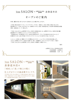 HP用THE SALON紹介（どろんこ）ol