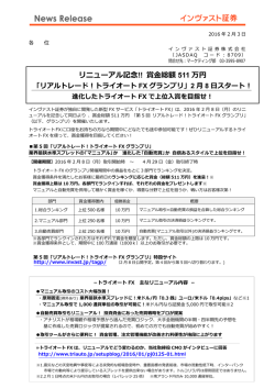 リニューアル記念!! 賞  総額 511 万円