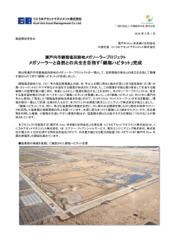 錦海ハビタット - 瀬戸内 Kirei 太陽光発電所建設プロジェクト
