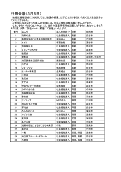 行田会場（3月5日） - 埼玉県社会福祉協議会