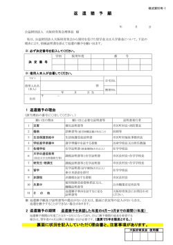 様式第55号－1 返還猶予願