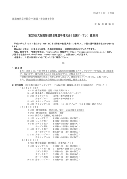 諸連絡 - PingPong Kinki - Information