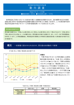 動 向 調 査 - 東京信用保証協会