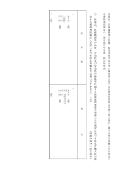医 薬 品 、 医 療 機 器 等 の 品 質 、 有 効 性 及 び 安 全 性 の 確 保 等