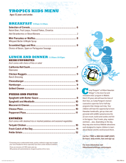 HV16184-Keiki Menu - Hilton Hawaiian Village