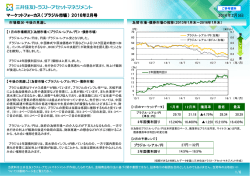 （ブラジル市場） 2016年2月号 - 三井住友トラスト・アセットマネジメント