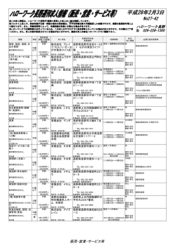 販売・営業・サービス等求人情報（PDF:658KB）