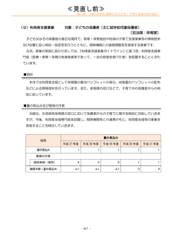 資料1－1 栃木市子ども・子育て支援事業計画の見直しについて