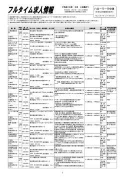 一覧表フルタイム2月4日発行[PDF：737KB]