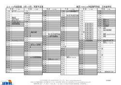 2016年度 前期 （4月 ～9月 ）年間 予定 表 横浜 YM