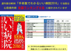 心臓病最新治療＆予防名医118人で 日名院長が紹介されました