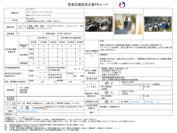 若者応援宣言企業PRシート