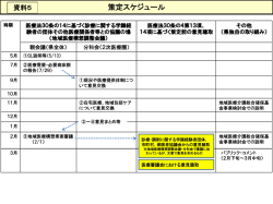 資料5 スケジュール