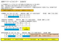 西野デイサービスセンター 空き状況