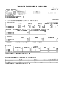 平成28年3月期 第3四半期決算短信