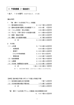 Ⅰ 予算規模（一般会計）