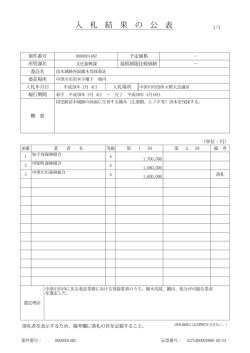 苗木城跡西面雑木伐採委託