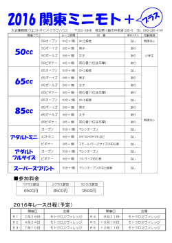 2016 関東ミニモト＋