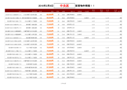 中央区新着物件リスト