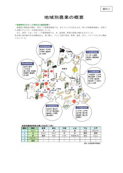 資料2 地域別農業の概要