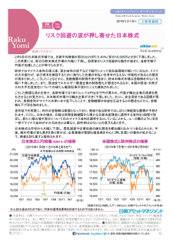 リスク回避の波が押し寄せた日本株式