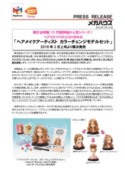 ヘアメイクアーティスト カラーチェンジモデルセット