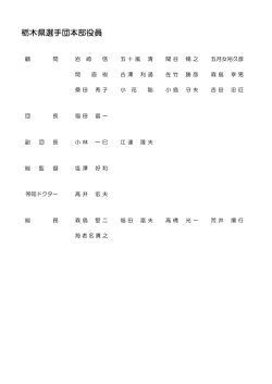 本部役員名簿（PDF：33KB）