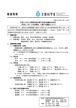 （平成27年12月末）に関する調査について （PDF:384KB）