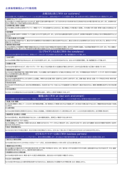 企業倫理綱領および行動規範 - 大和ハウスグループトップ