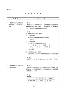 資料2 条例案の概要（PDF：33KB）