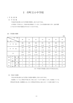 学校数 児童生徒数（PDF：72KB）