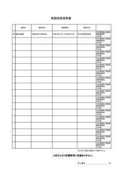 調査経歴書（PDF：48.8KB）